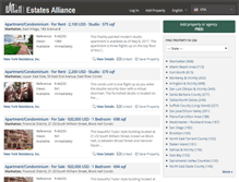 Tablet Screenshot of estatesalliance.com